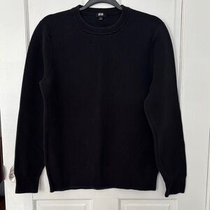 Uniqlo Men's Crewneck Black Sweater